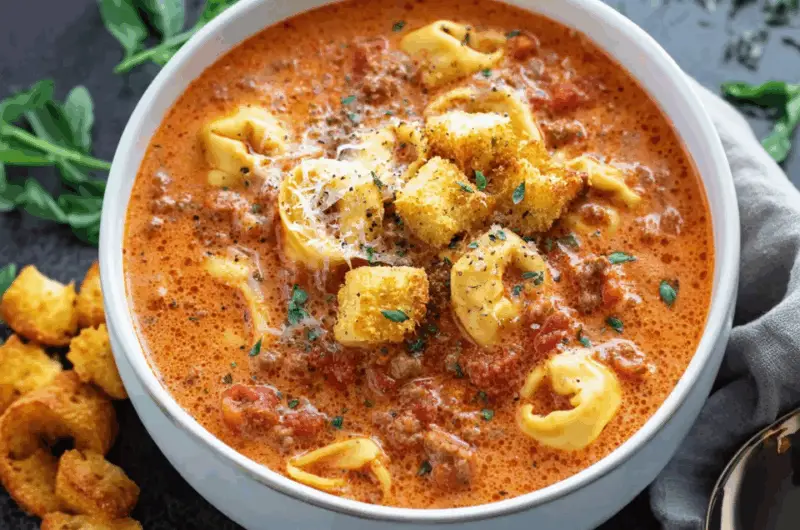 Tuscan Tortellini Soup