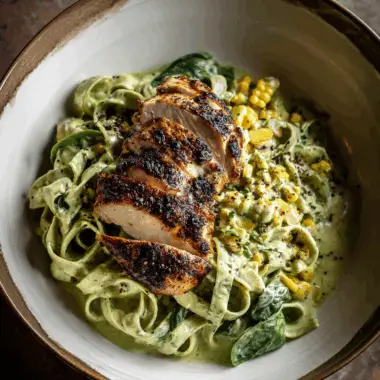 Creamy Roasted Poblano Pasta