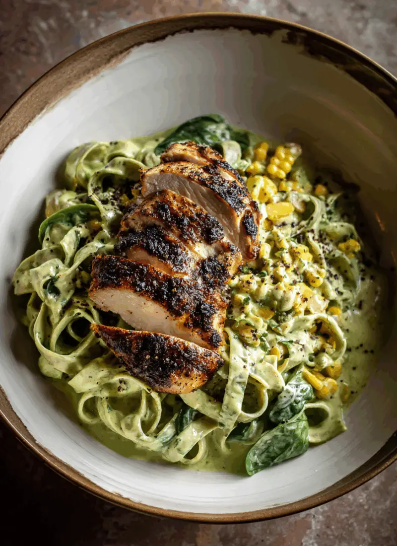 Creamy Roasted Poblano Pasta