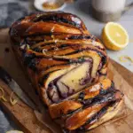 Blueberry Lemon Sourdough Babka