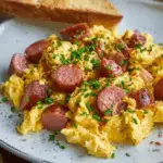 Scrambled Eggs with Polish Kielbasa