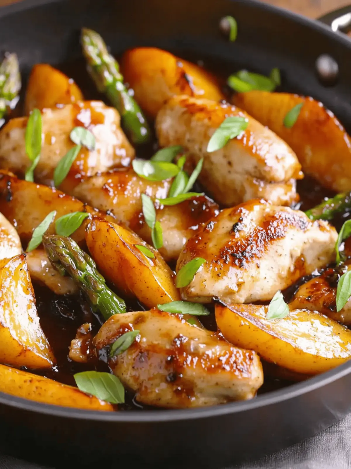 One-Pan Balsamic Chicken and Asparagus
