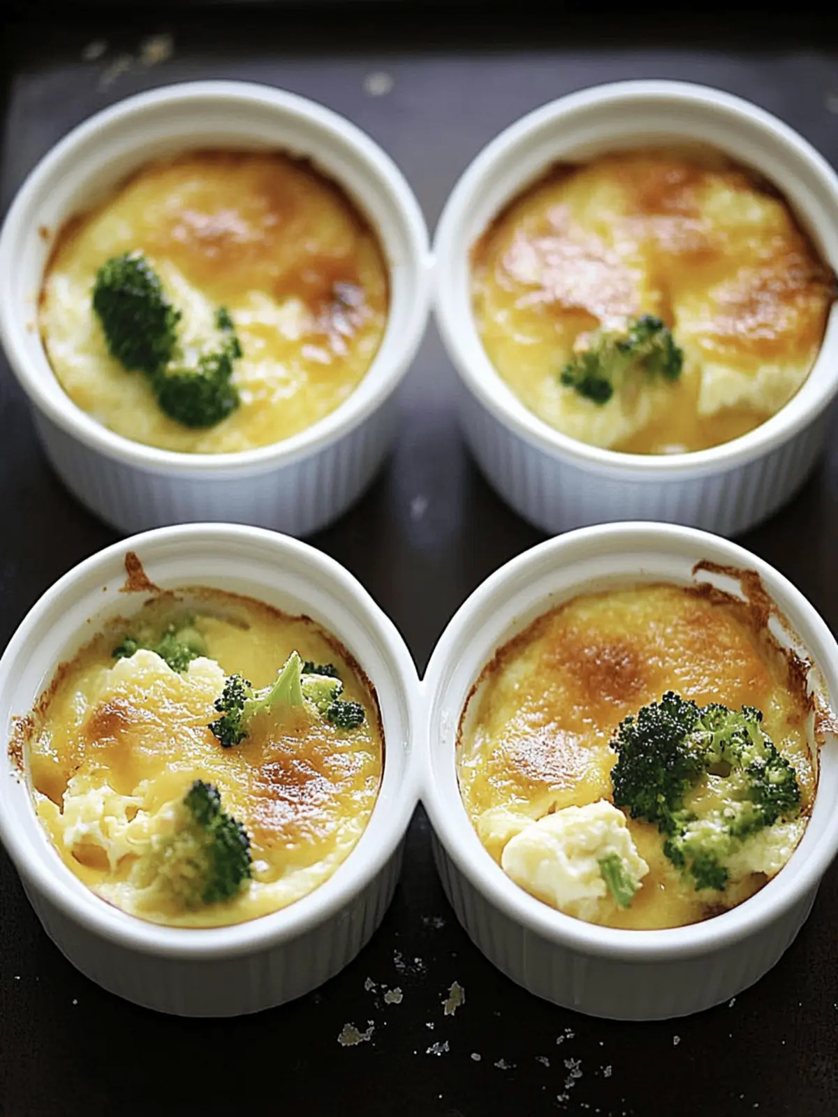 Overnight Mini Baked Egg Casseroles