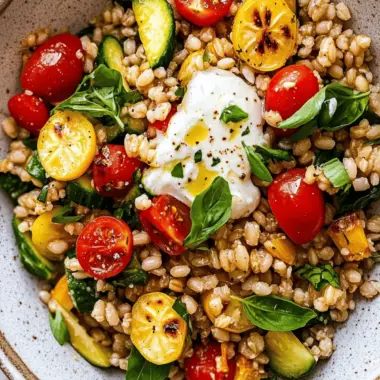 Barley Salad With Summer Vegetables