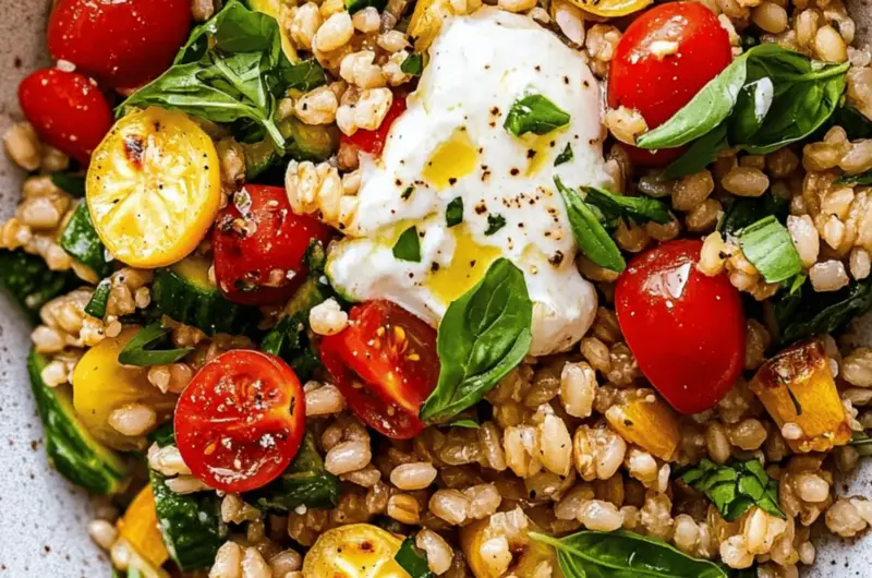 Barley Salad With Summer Vegetables