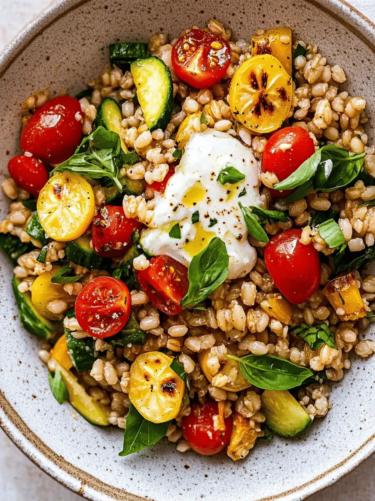 Barley Salad With Summer Vegetables
