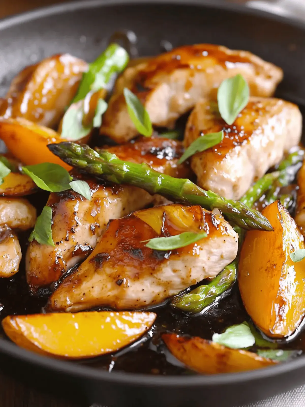 One-Pan Balsamic Chicken and Asparagus
