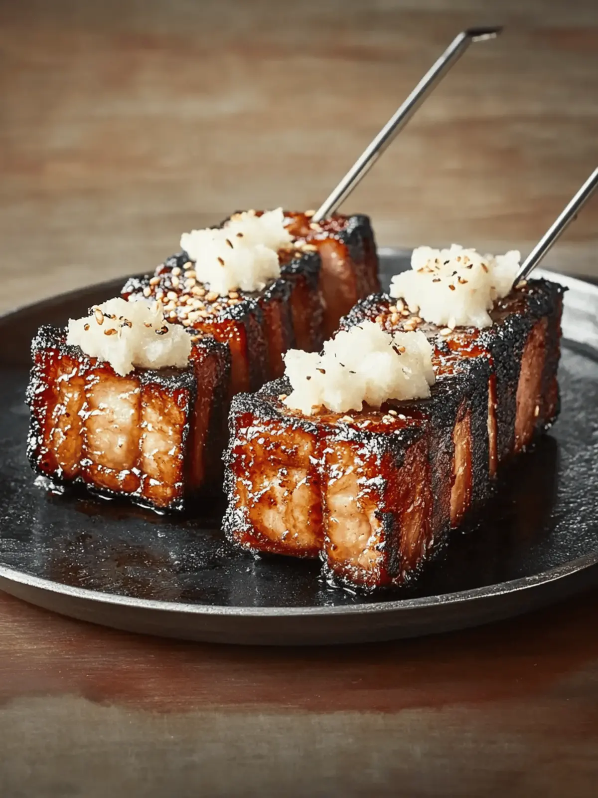 Beer And Soy Glazed Pork Belly