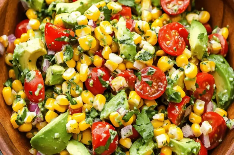Summer Corn Salad with Avocado