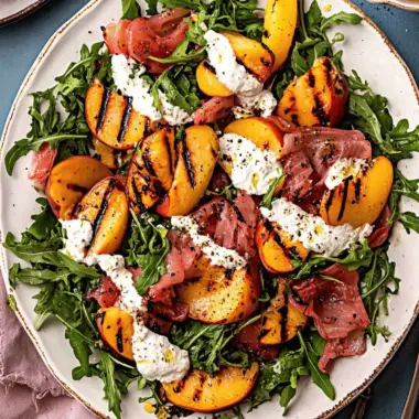 Grilled Peach Salad