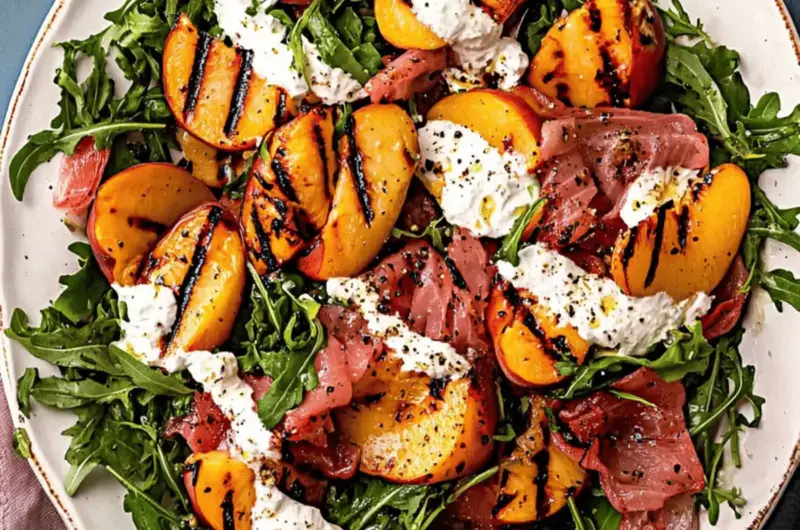 Grilled Peach Salad