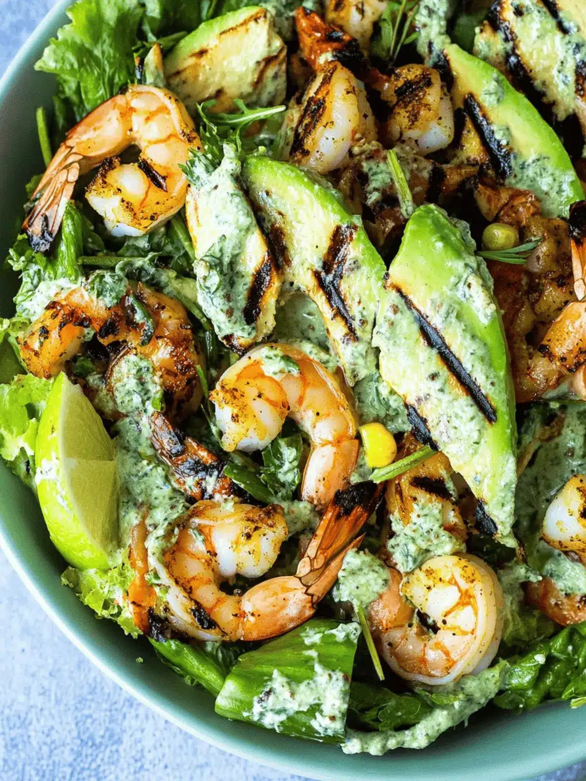 Grilled Shrimp Summer Salad