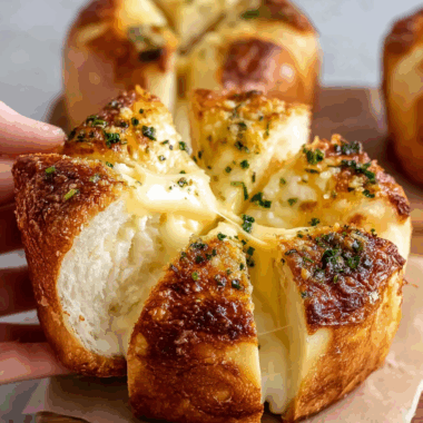 Korean Cream Cheese Garlic Bread