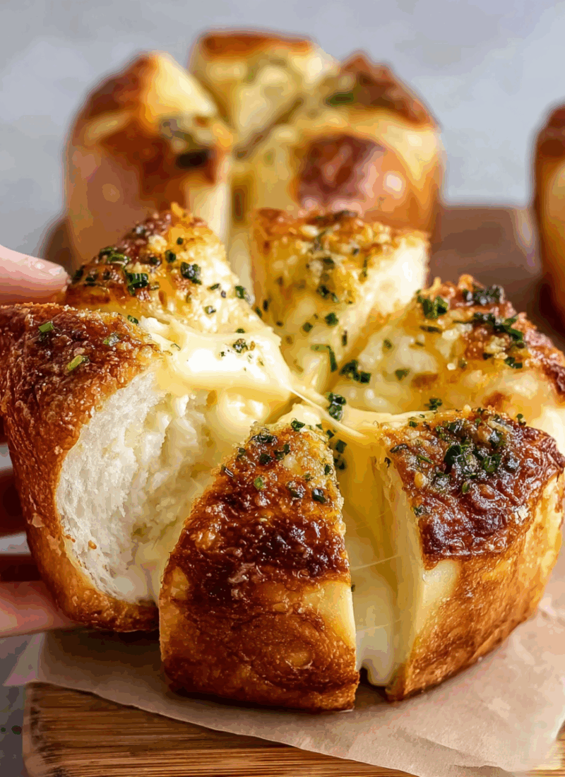 Korean Cream Cheese Garlic Bread