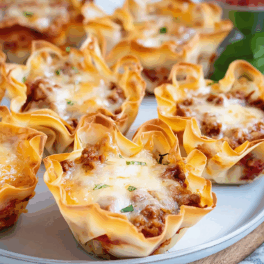Lasagna Cupcakes