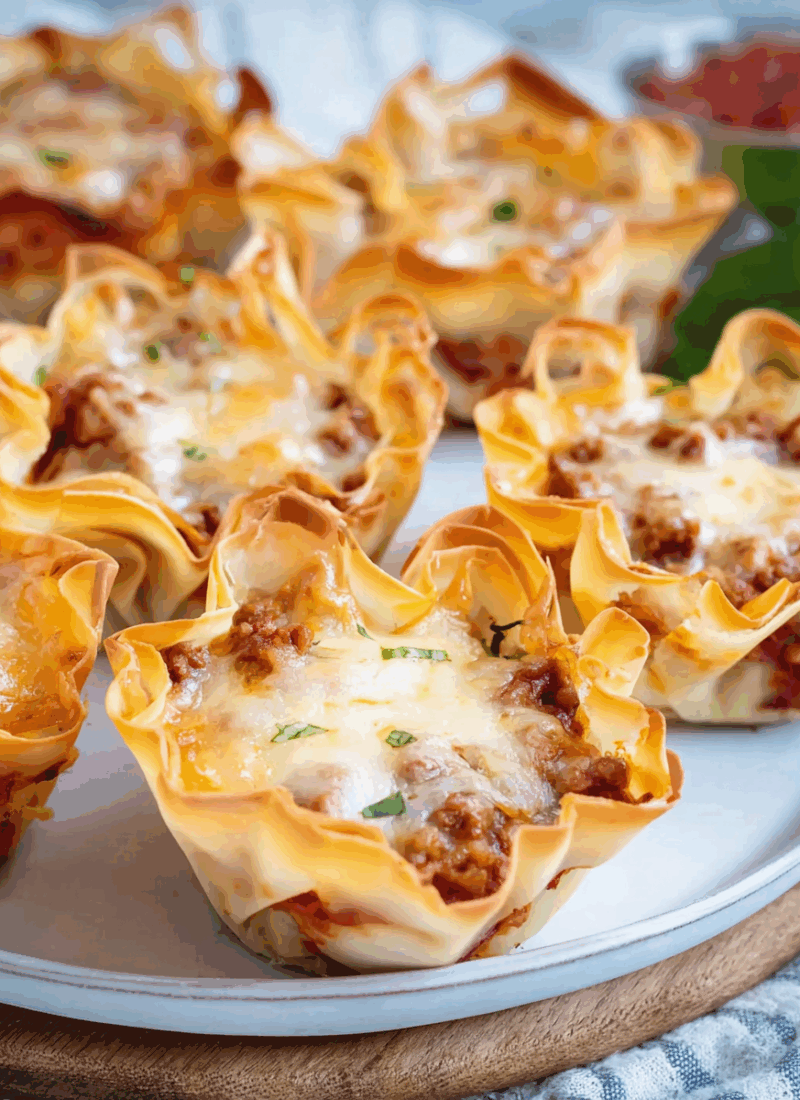 Lasagna Cupcakes