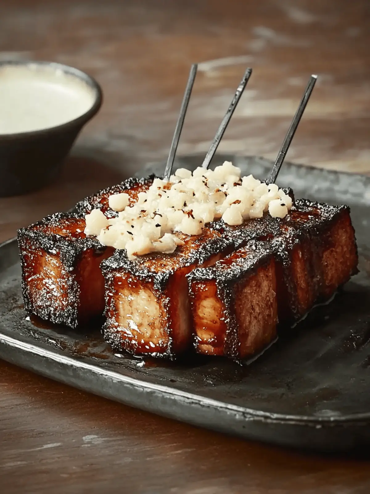 Beer And Soy Glazed Pork Belly