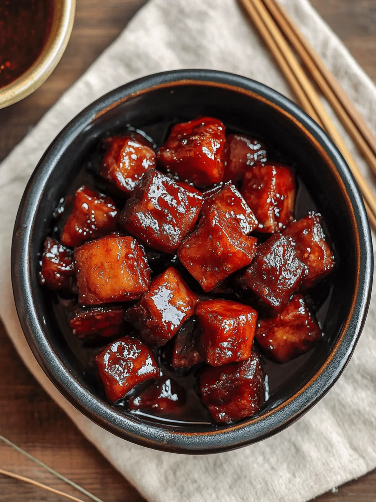 Shanghai-Style Braised Pork Belly (Hong Shao Rou)