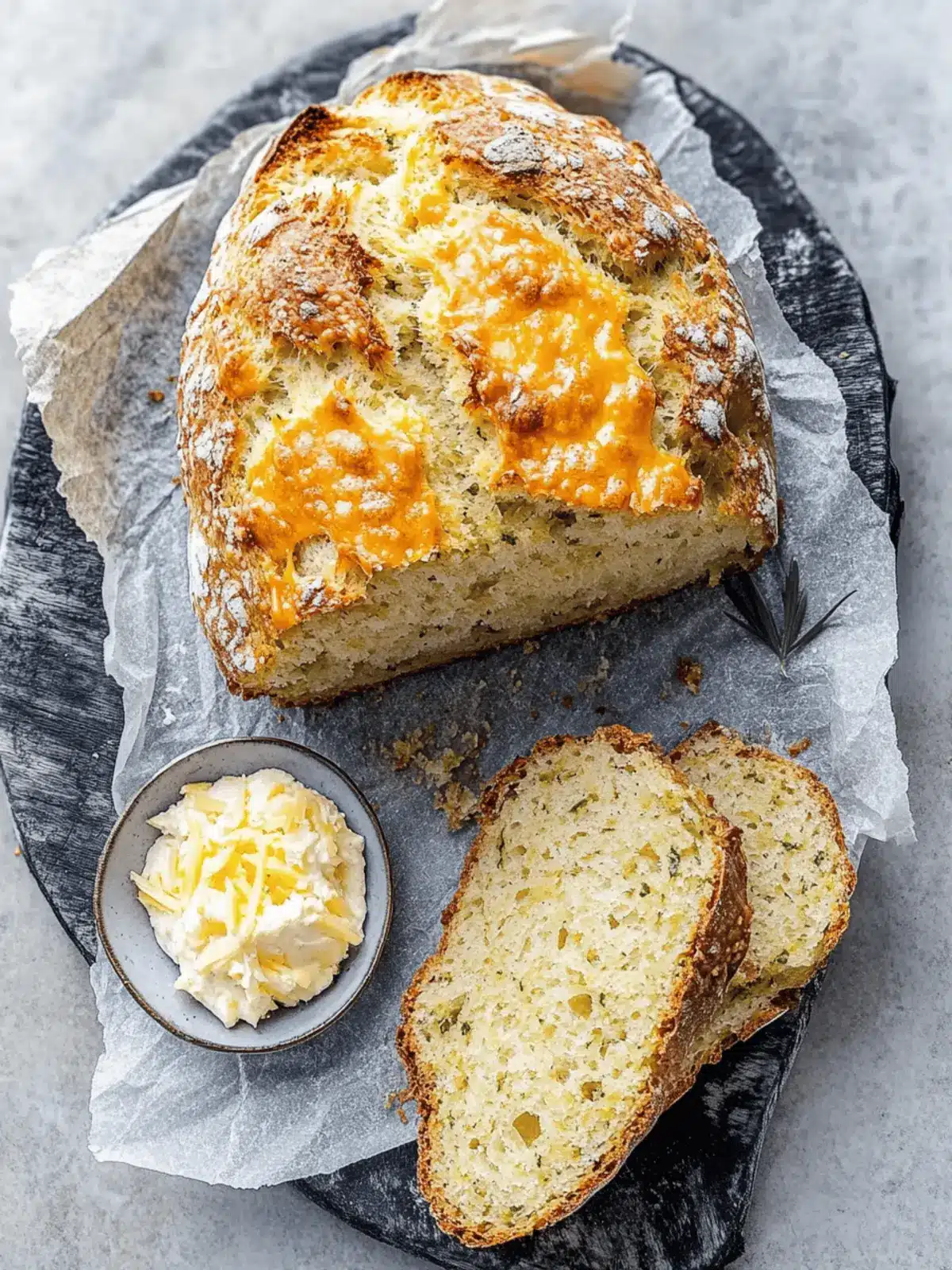 Cheesy Irish Soda Bread – Quick, Fluffy, and Full of Flavor