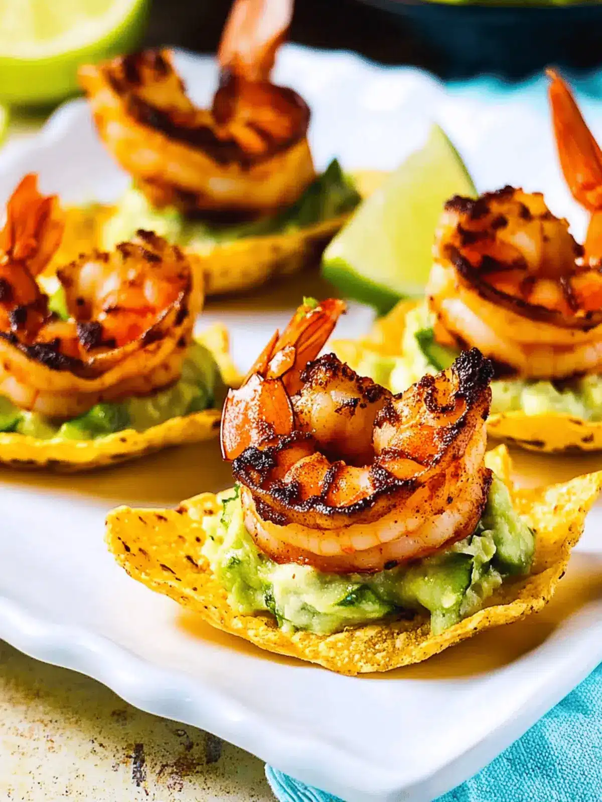 Shrimp Tostada Bites