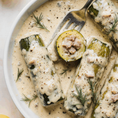 Greek Stuffed Zucchini Stew