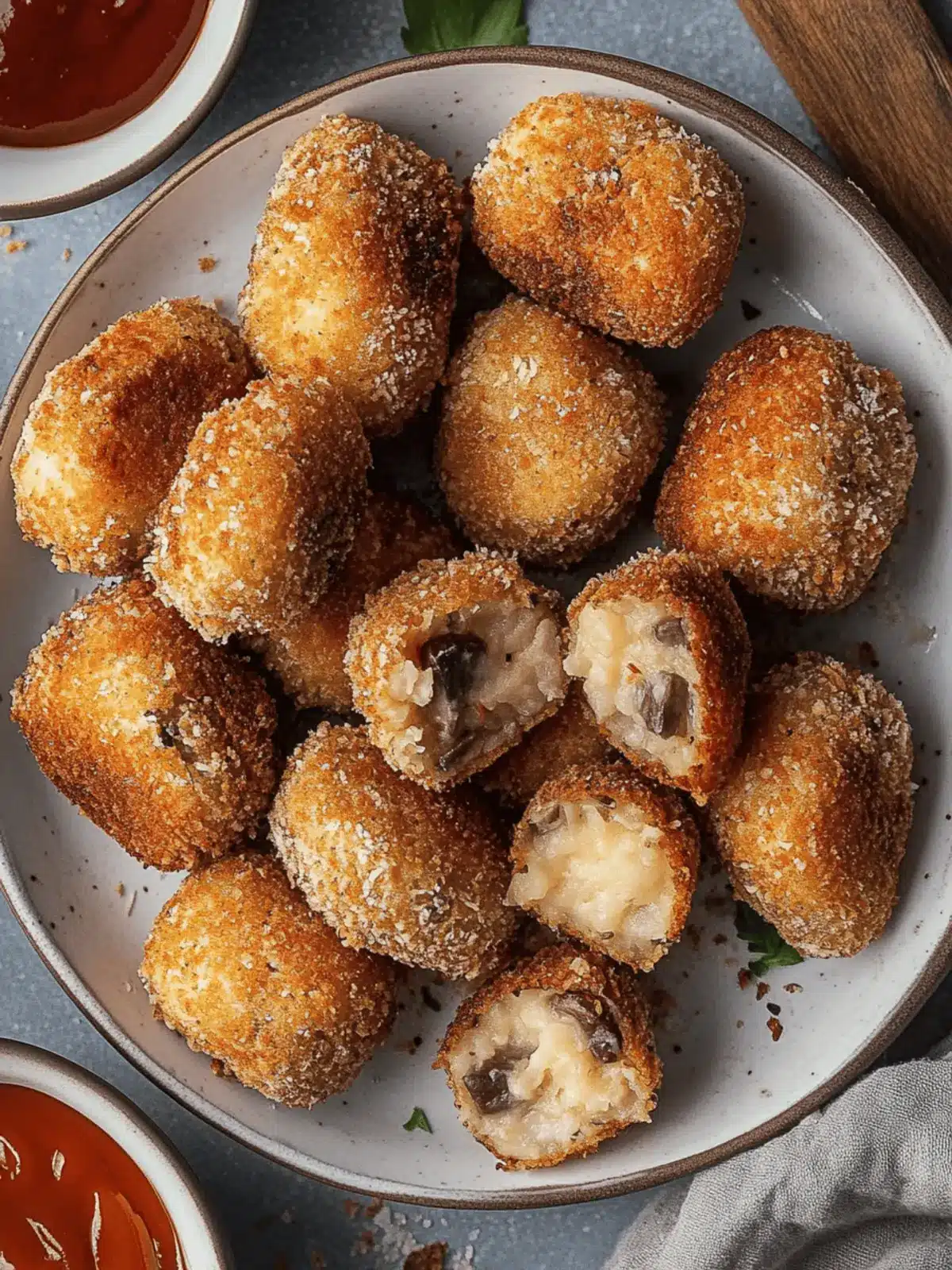 Irresistible Potato Mushroom Croquettes for Cozy Gatherings
