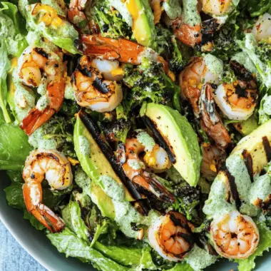 Grilled Shrimp Summer Salad
