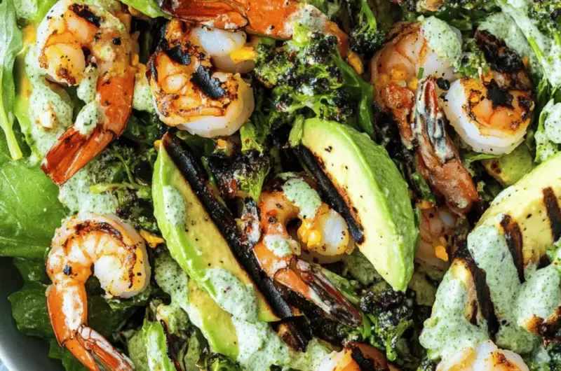 Grilled Shrimp Summer Salad