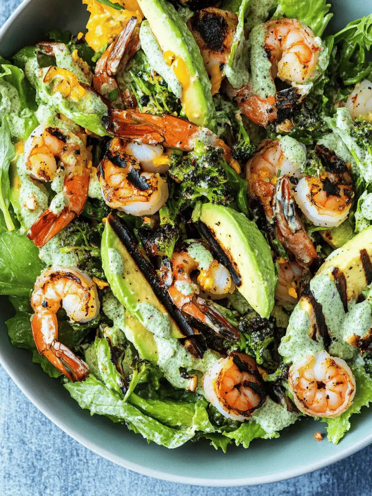 Grilled Shrimp Summer Salad