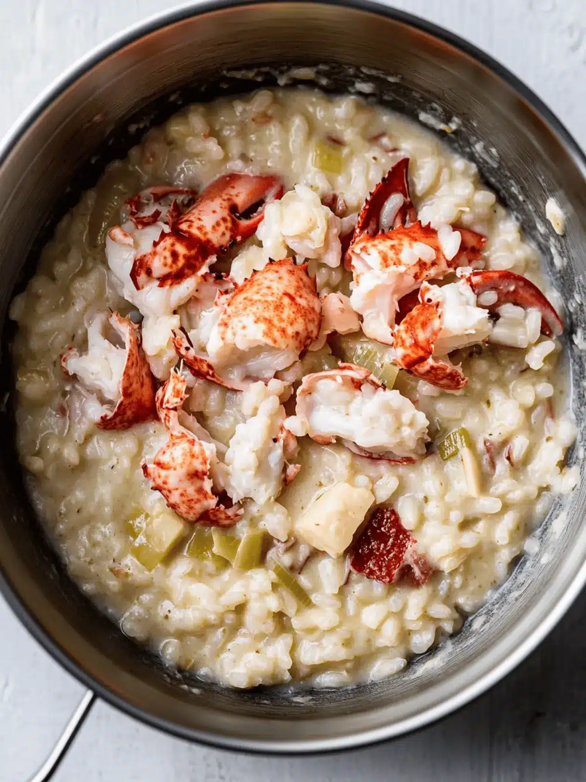 Maine Lobster Risotto with Sautéed Leeks & Gouda