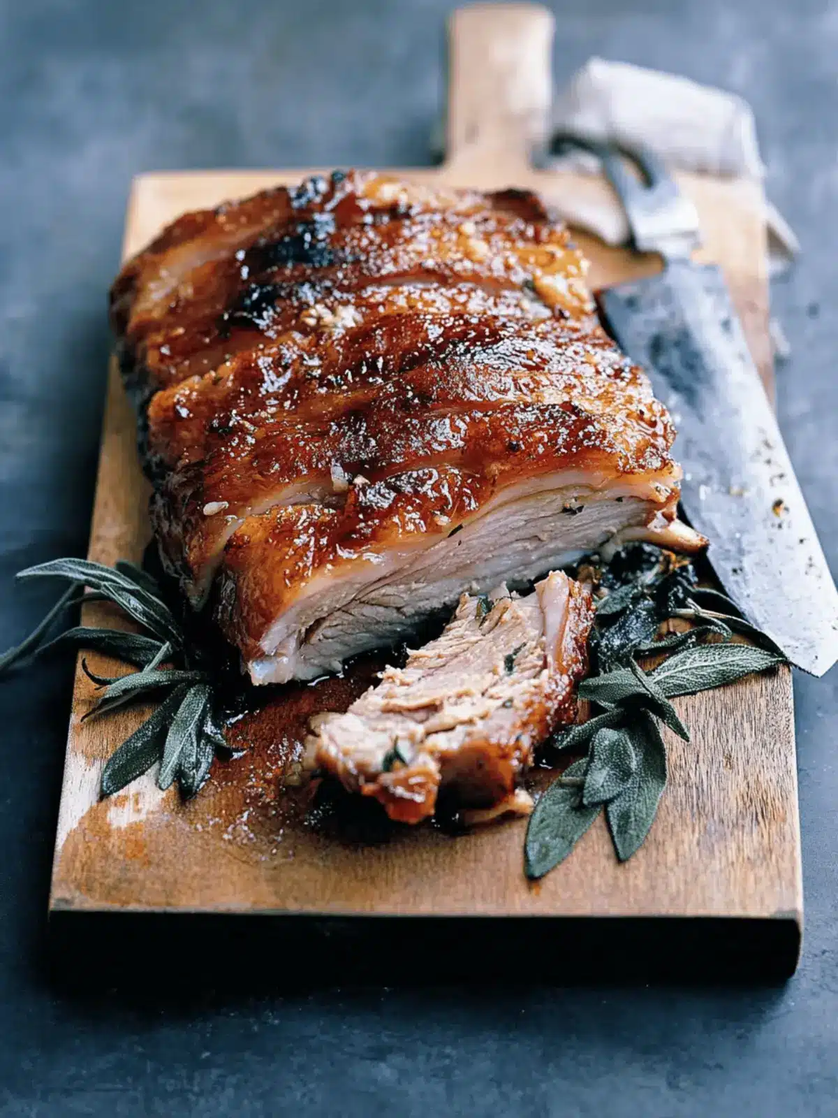 Sage Roasted Pork Belly