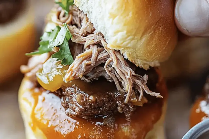 Shredded Beef Sliders
