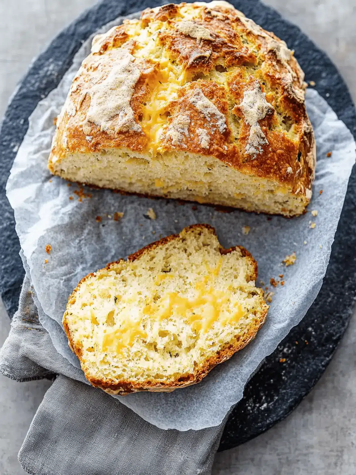 Cheesy Irish Soda Bread – Quick, Fluffy, and Full of Flavor