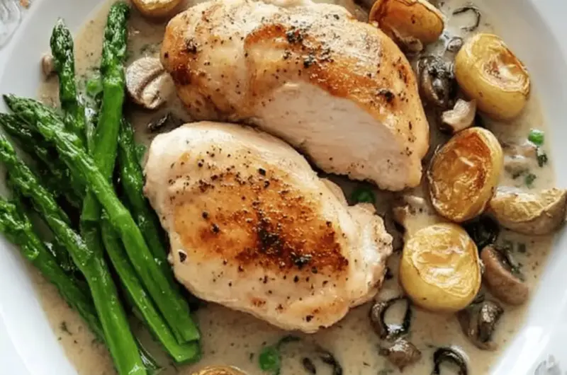 Sautéed Chicken in Riesling Sauce
