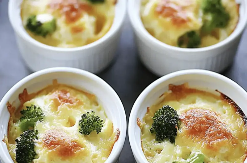 Overnight Mini Baked Egg Casseroles