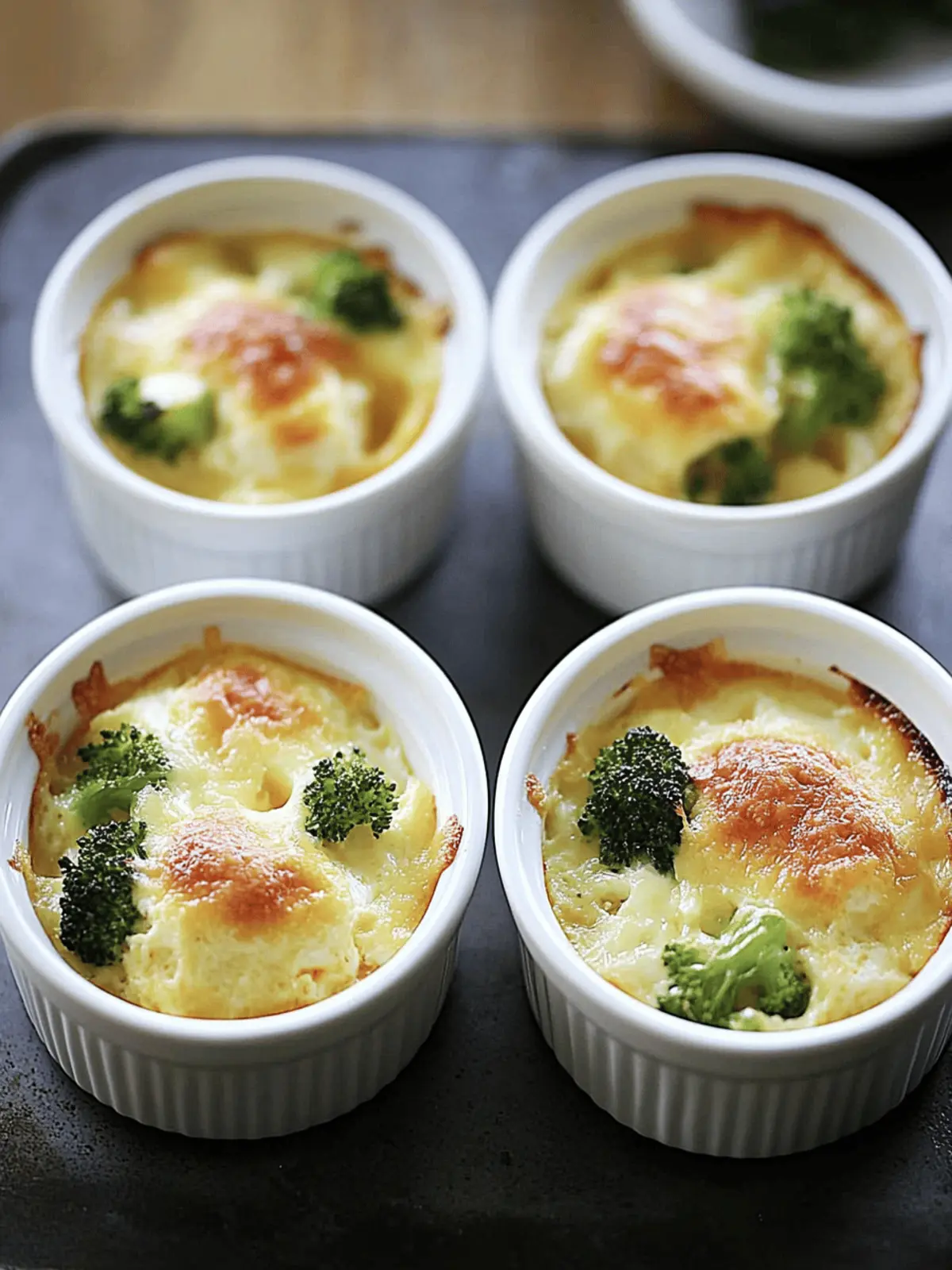 Overnight Mini Baked Egg Casseroles