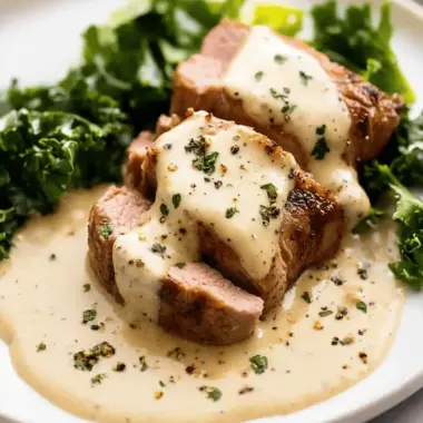 Pork Tenderloin with Creamy Mustard Sauce