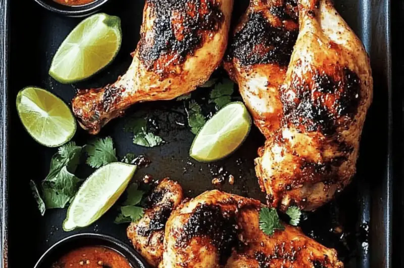 Lime And Tequila Chicken With Smoky Chilli Sauce