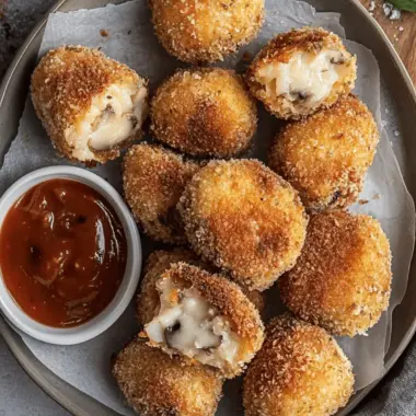Potato Mushroom Croquettes