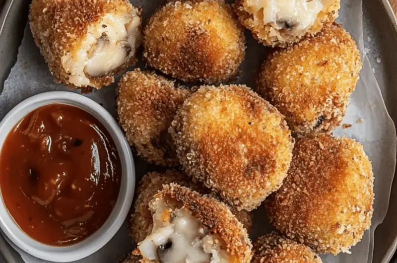 Potato Mushroom Croquettes
