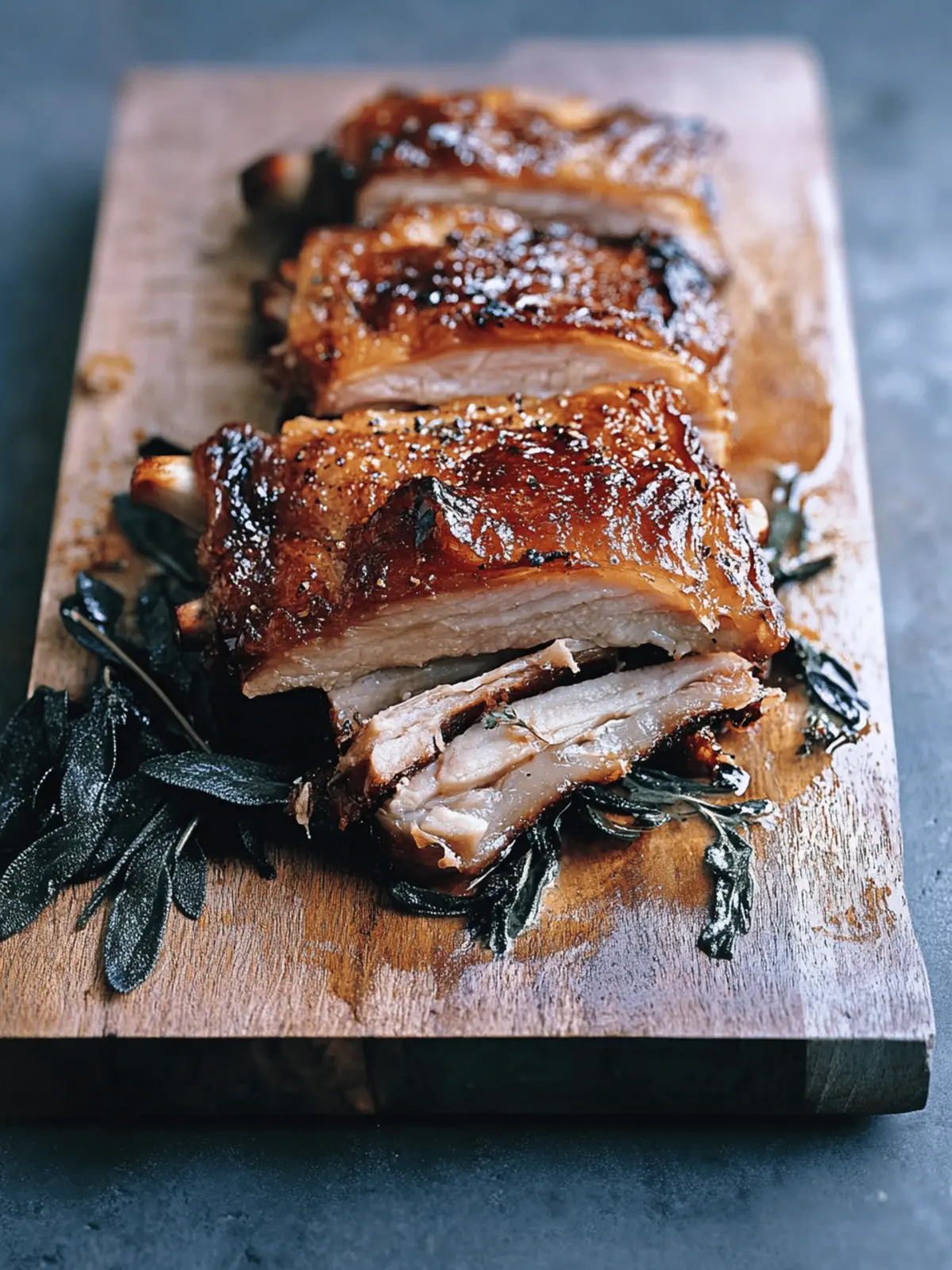 Sage Roasted Pork Belly