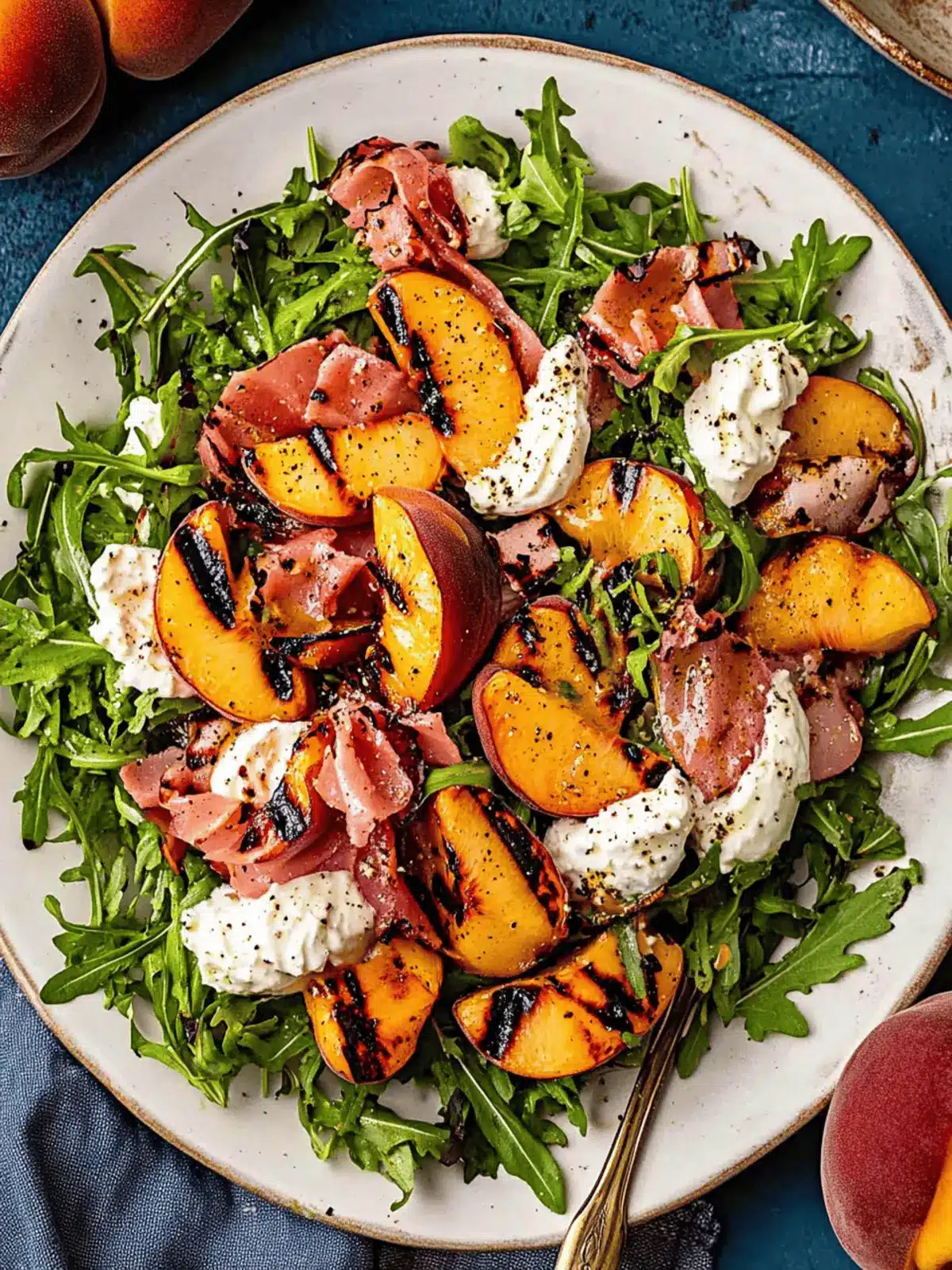 Grilled Peach Salad