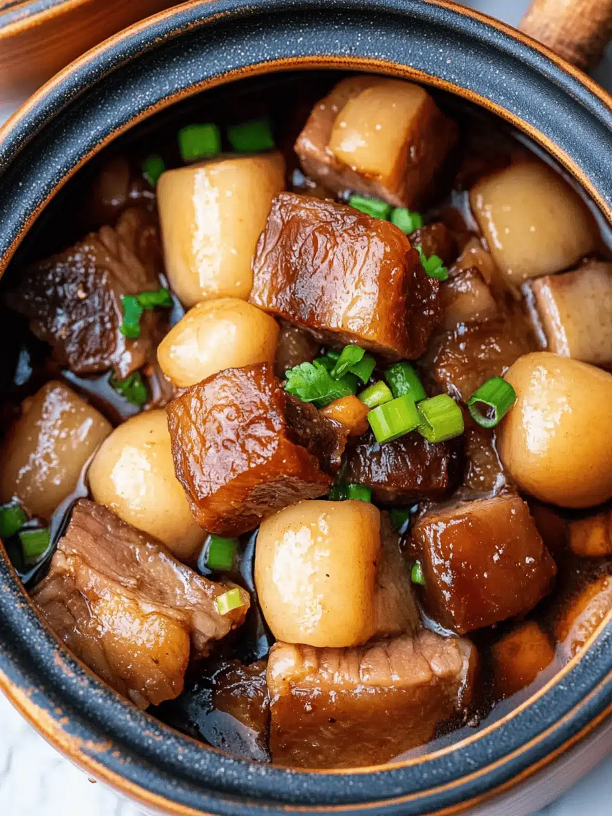 Braised Pork Belly in Soy Sauce
