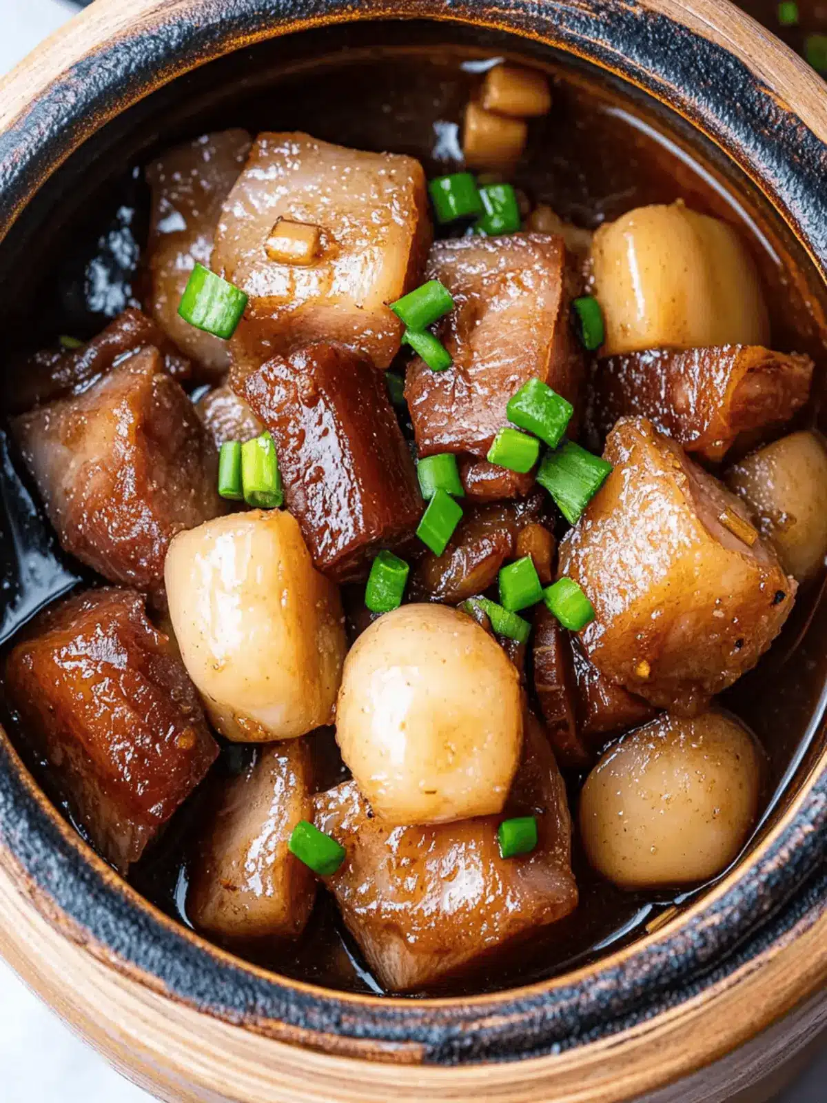 Braised Pork Belly in Soy Sauce