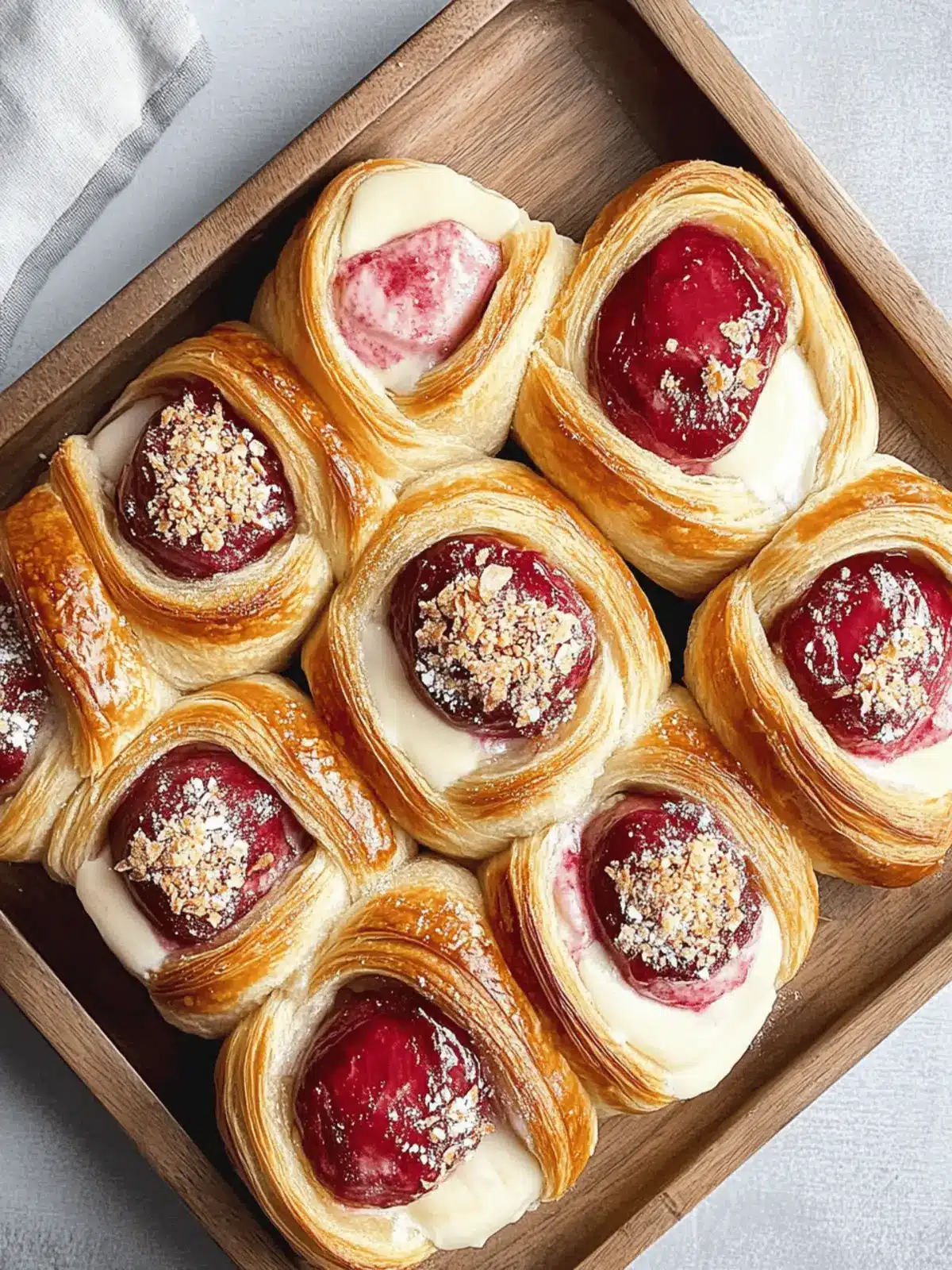 Cheesecake Croissant Buns