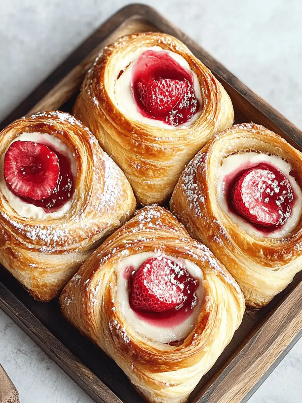 Cheesecake Croissant Buns