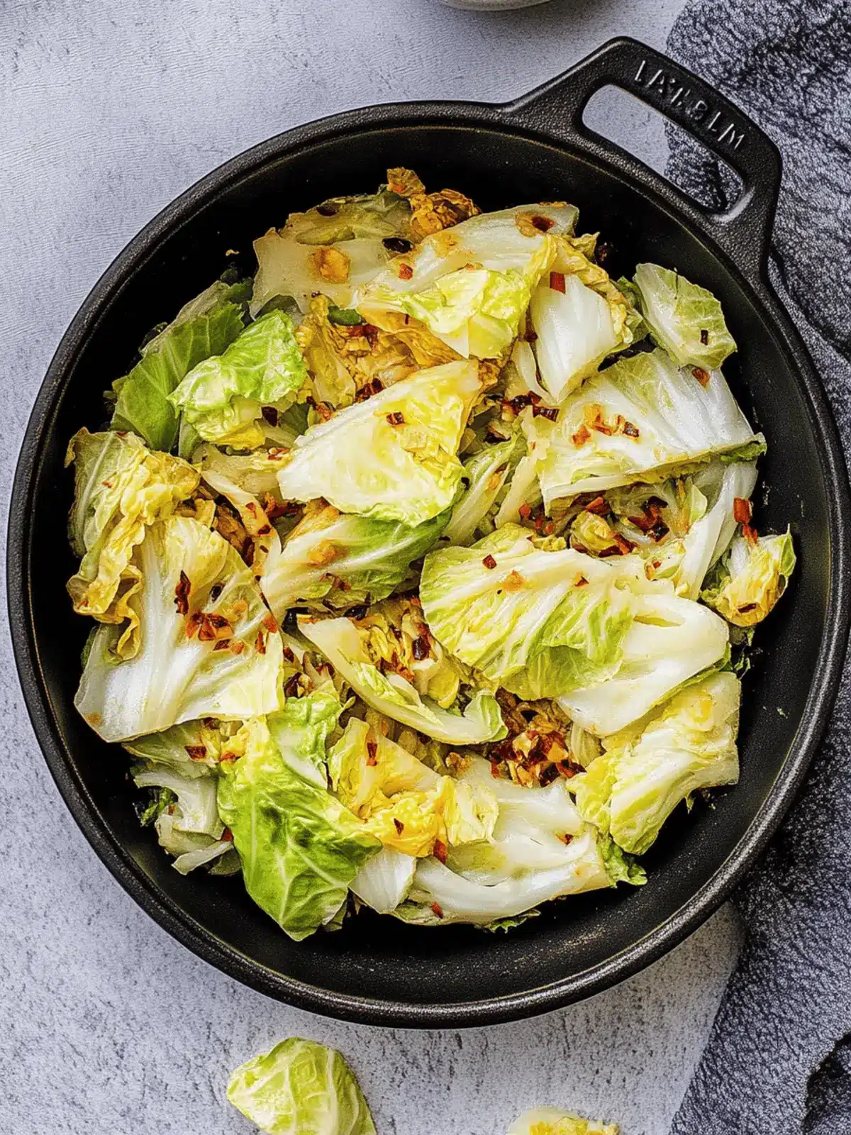 Savory Japanese Cabbage with Soy & Mirin in 10 Minutes