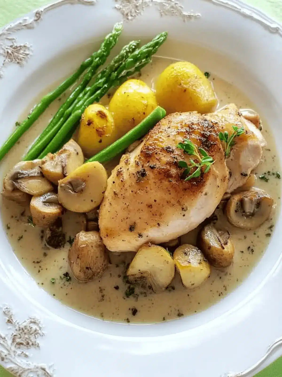 Sautéed Chicken in Riesling Sauce: A Cozy French Delight