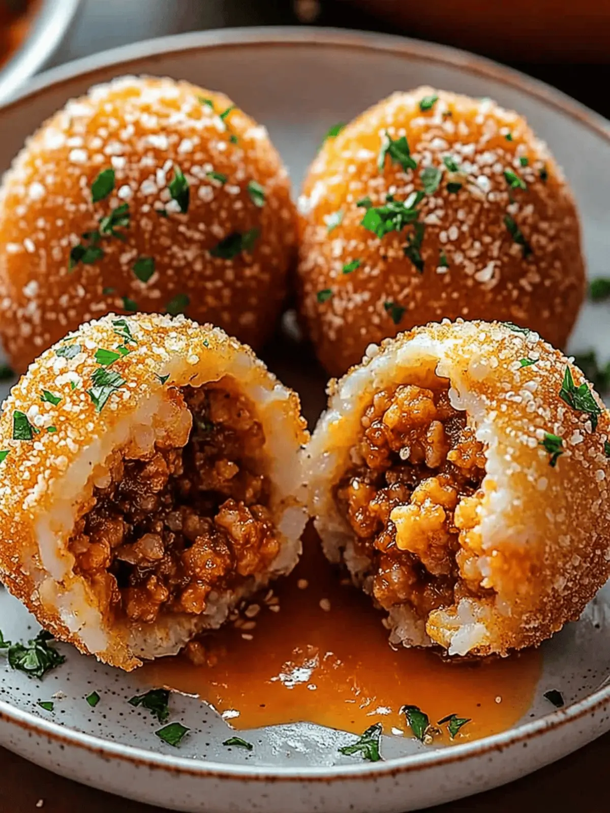 Bulgogi Stuffed Arancini