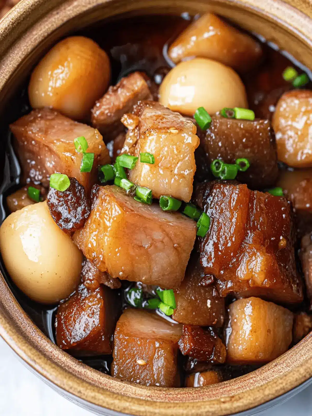 Braised Pork Belly in Soy Sauce